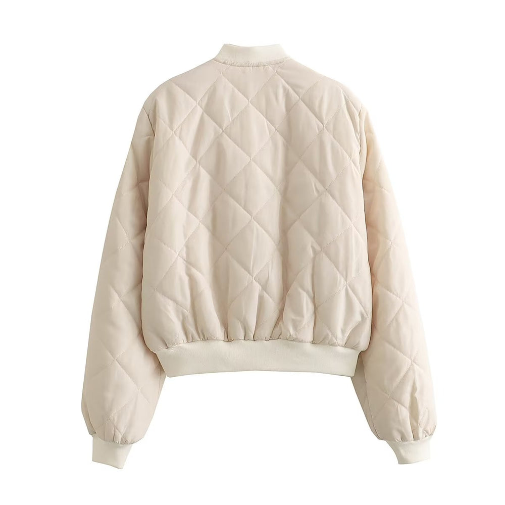 
                      
                        Quilted Bomber Jacket
                      
                    