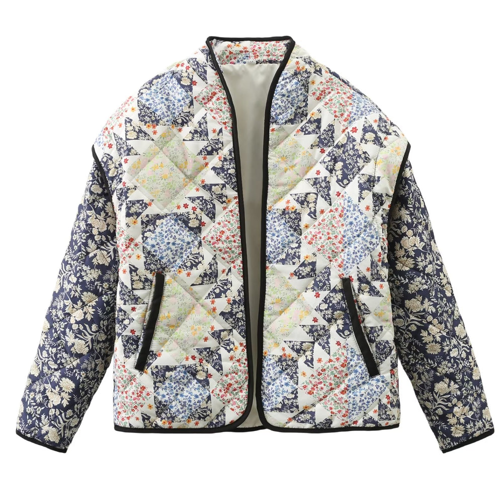 
                      
                        Print Quilted Padded Jacket
                      
                    