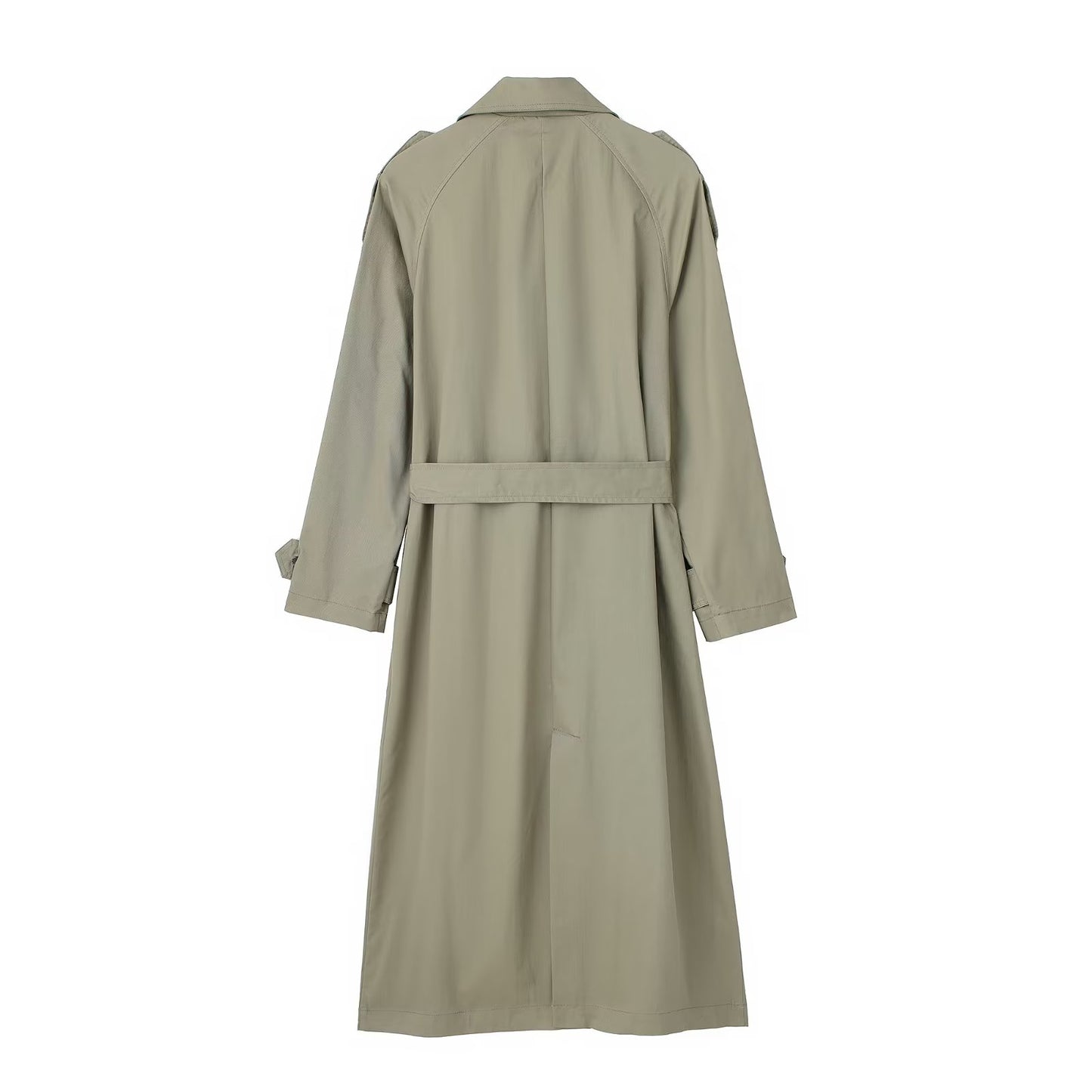 Double Breasted Large Collar Classic Trench Coat