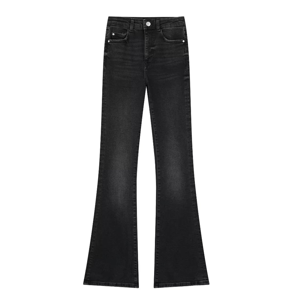 High Waist Flared Jeans