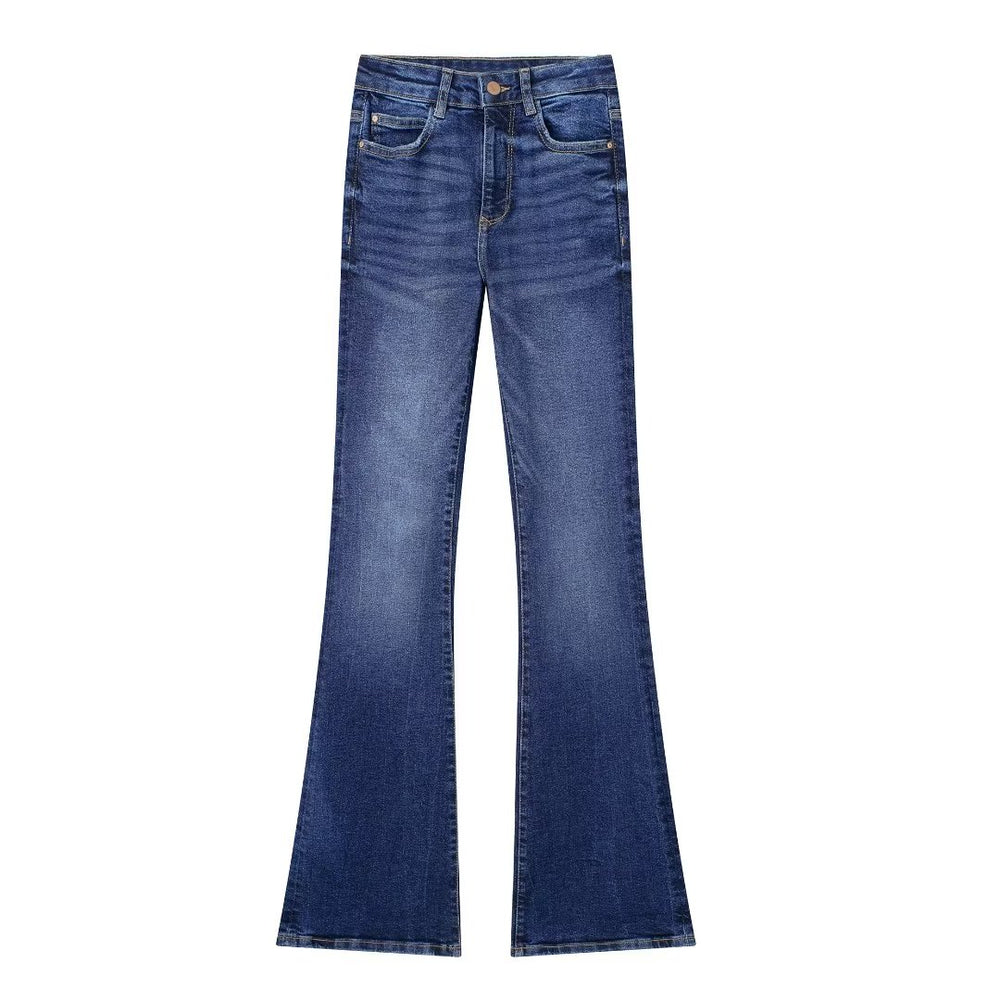 
                      
                        High Waist Flared Jeans
                      
                    