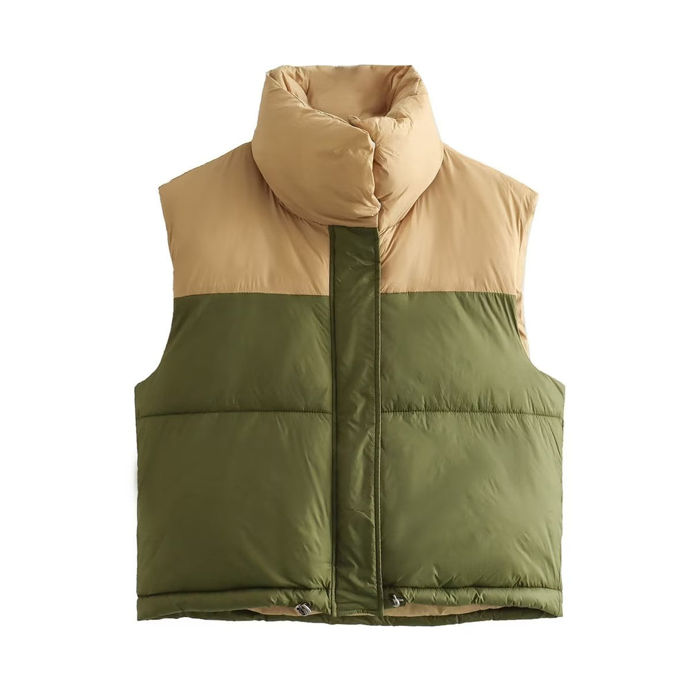 
                      
                        Color Block Puffer Vest
                      
                    