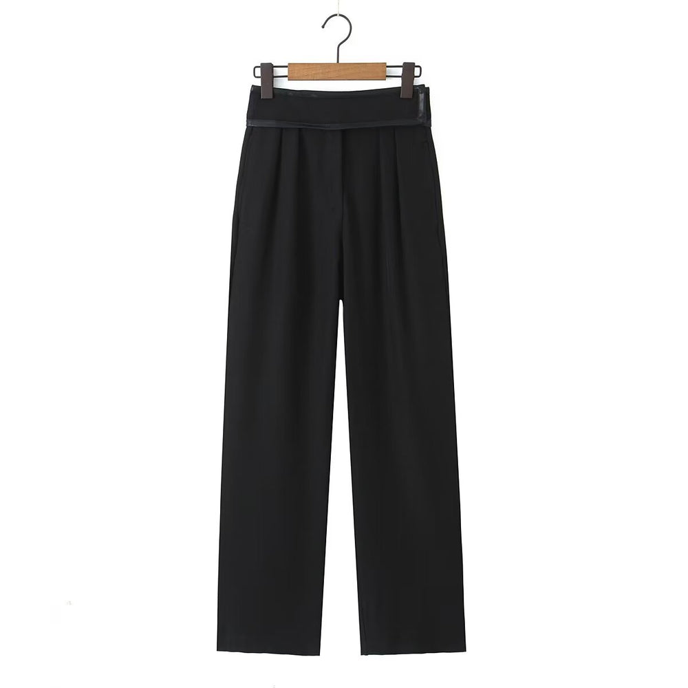 
                  
                    Wrap and High Waist Wide Leg Pants
                  
                