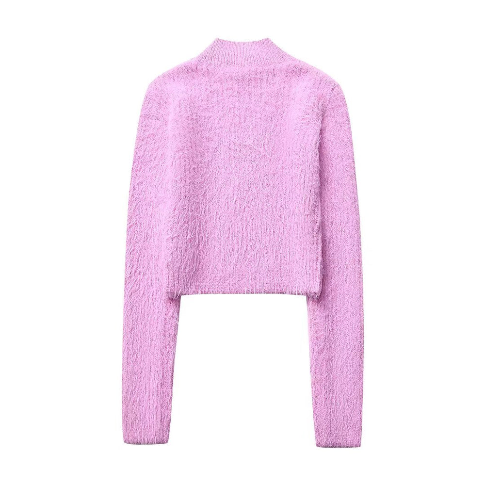 
                      
                        Mohair Long Sleeve Jeweled Sweater
                      
                    