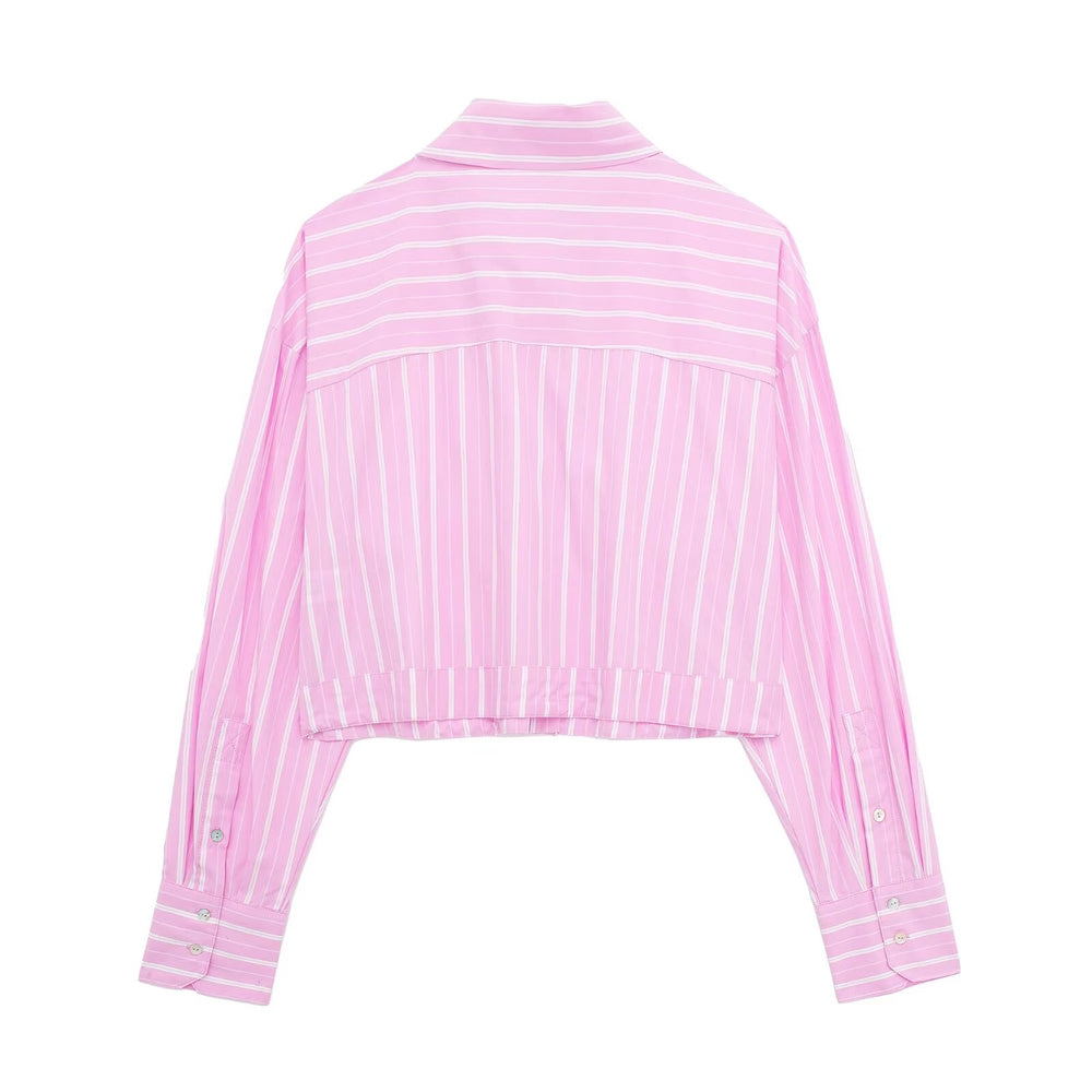 
                      
                        Pinstripe Long Sleeve Collared Button Down
                      
                    