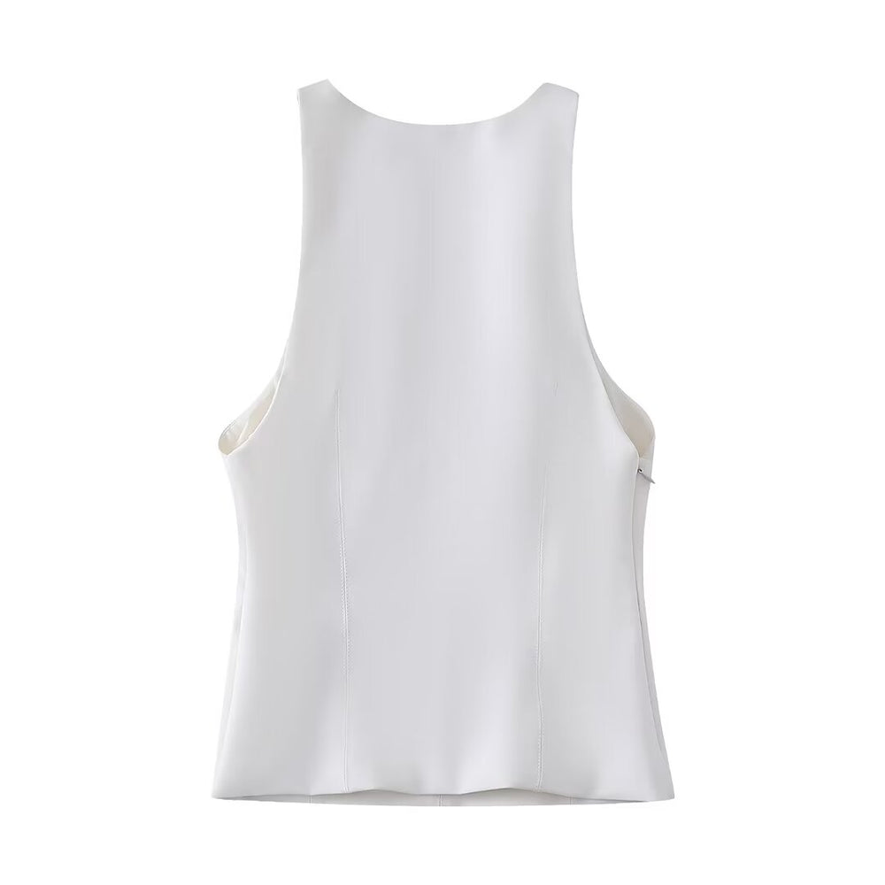 
                      
                        Deep V Tank Top
                      
                    