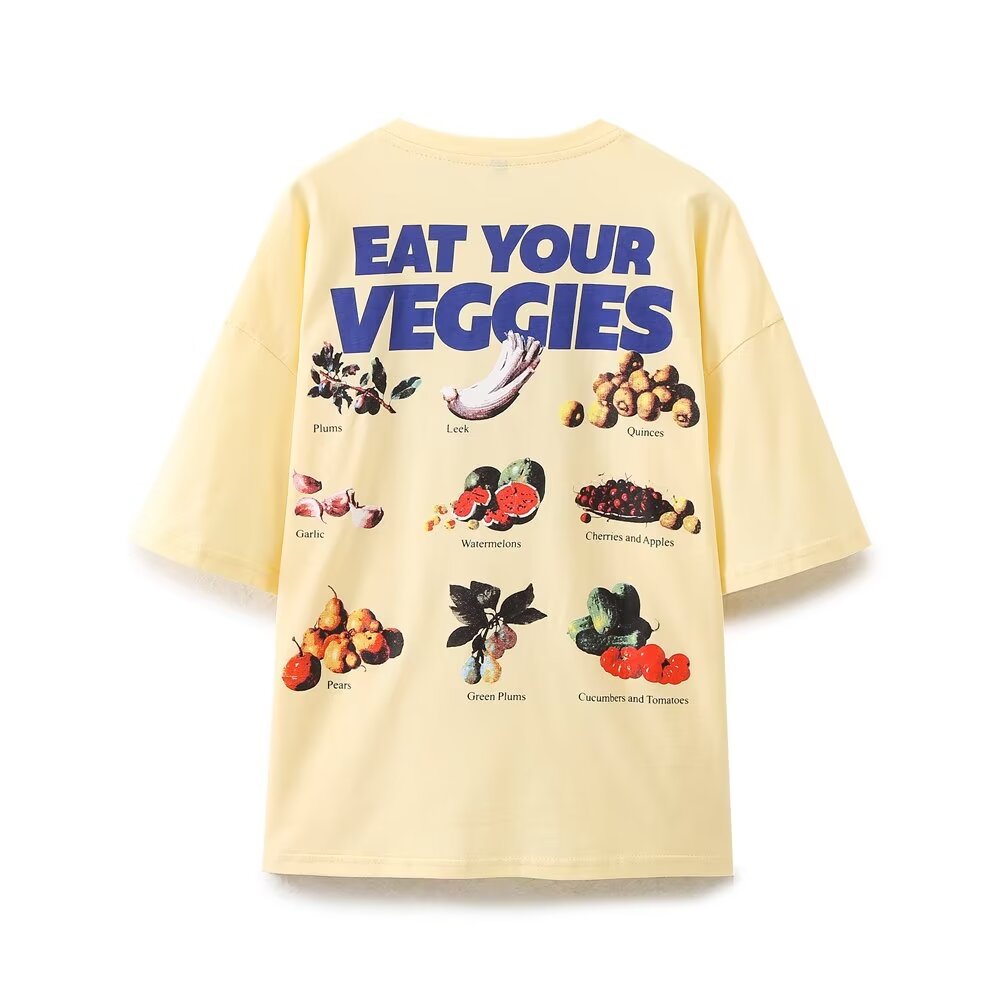 Short Sleeve Eat Your Veggies Screen Tee