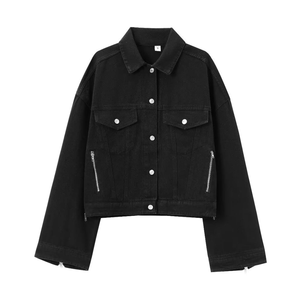 
                      
                        Button Down Zipper Pocket Jacket
                      
                    