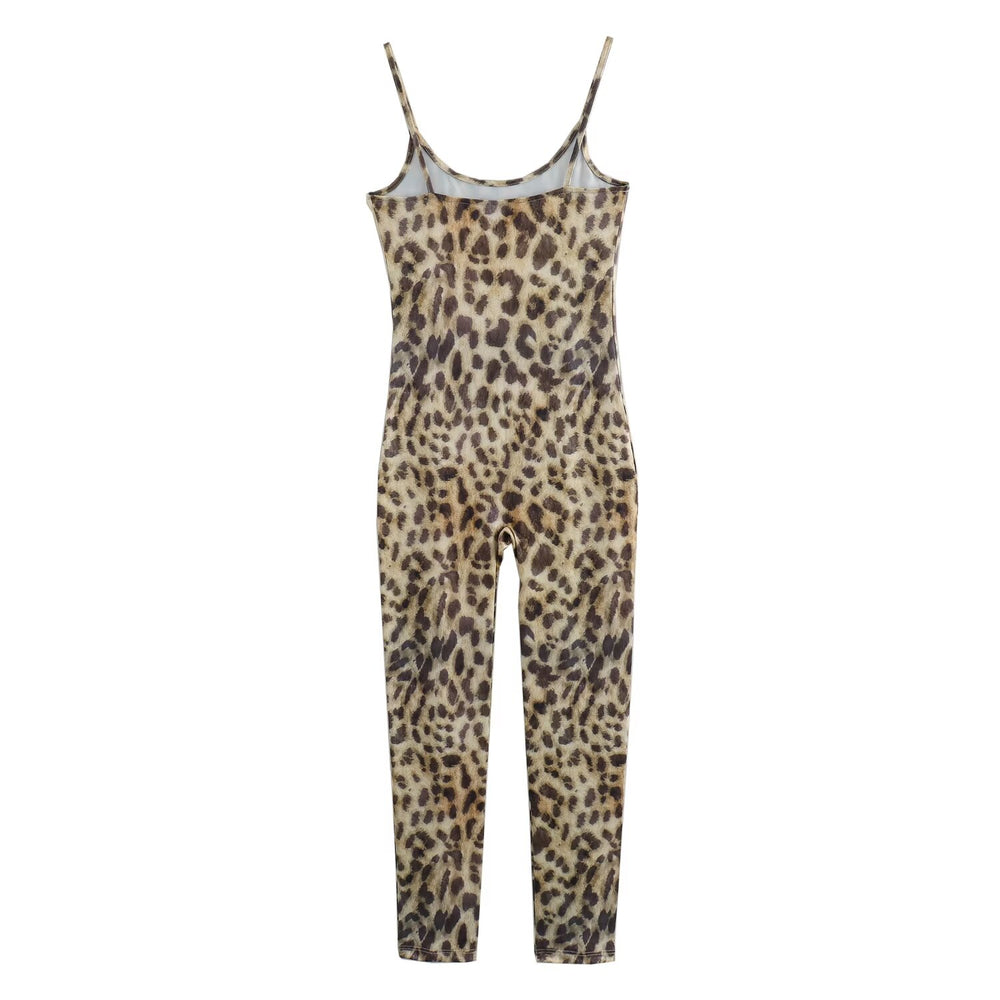 
                      
                        Cheetah Print Spaghetti Strap Jumpsuit
                      
                    