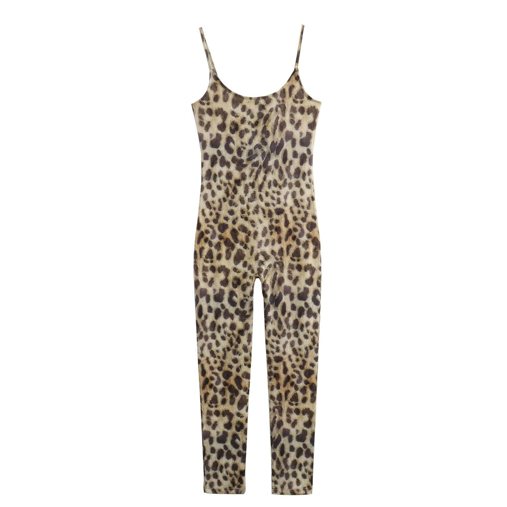 
                      
                        Cheetah Print Spaghetti Strap Jumpsuit
                      
                    