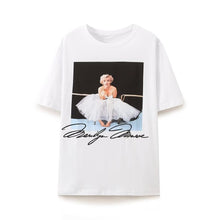  Marilyn Monroe Print Graphic Tee