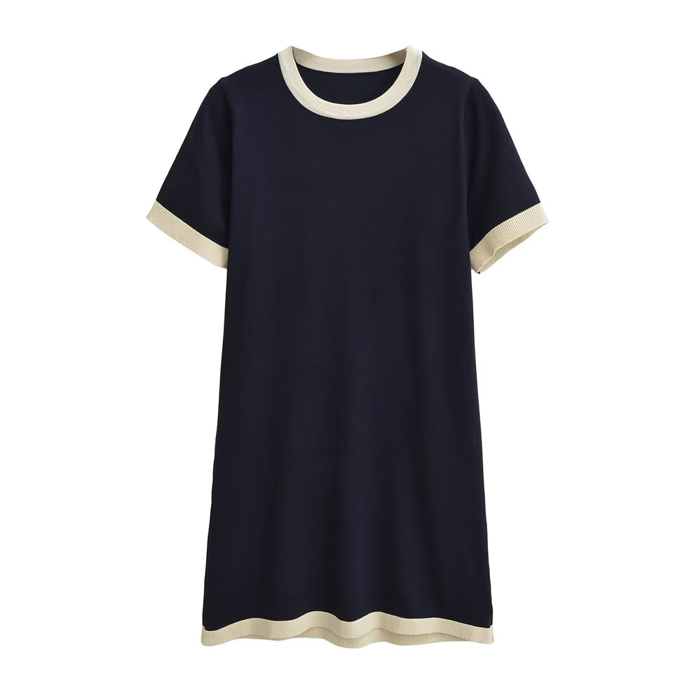 
                      
                        Contrast Trim Tee Mini Dress
                      
                    