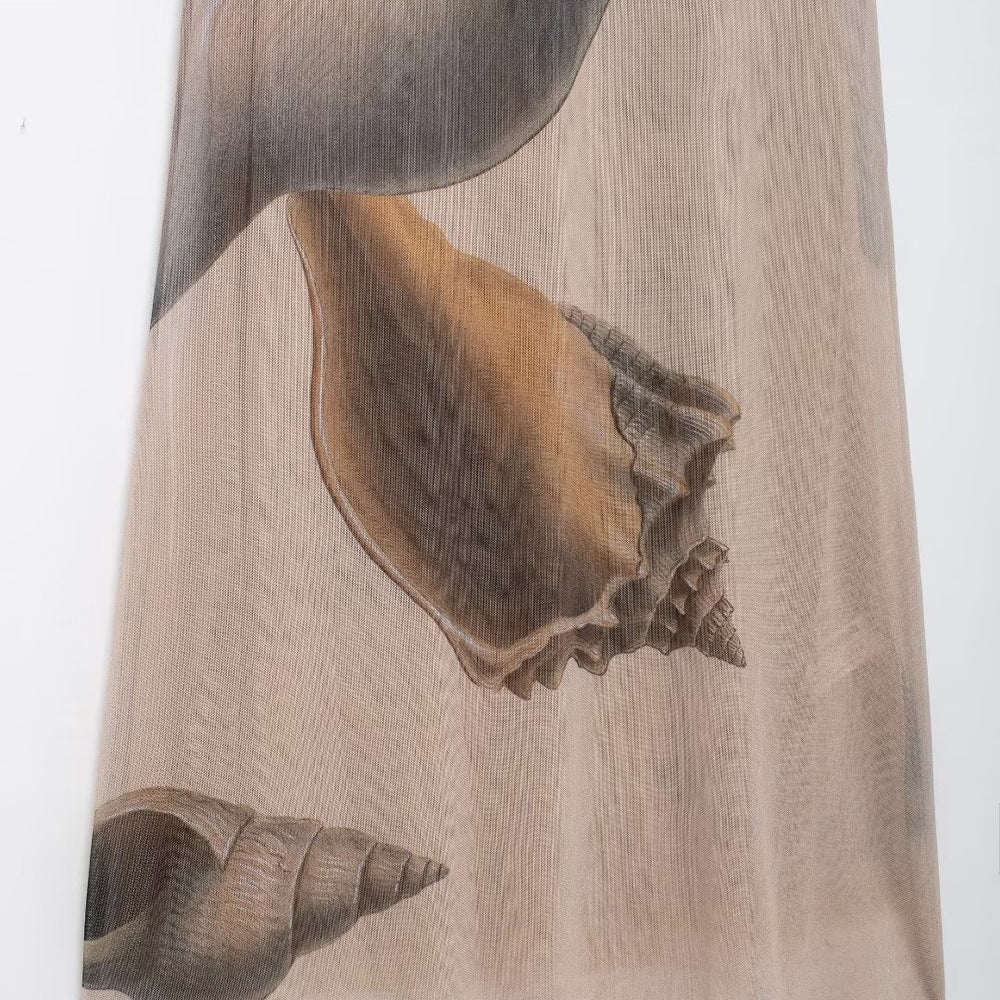 
                  
                    Shell Print Halter Maxi Dress
                  
                