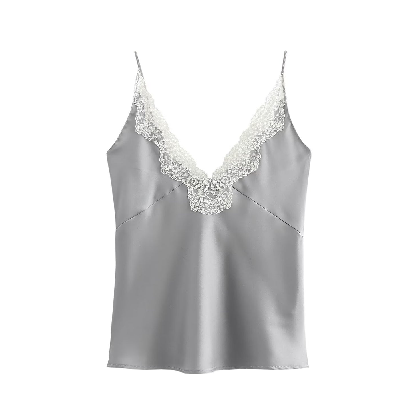 Lace Trim Spaghetti Strap Camisole