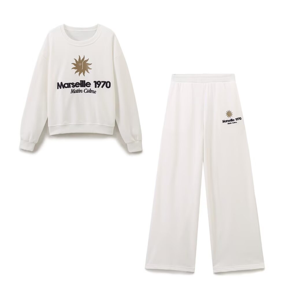 Marseille Crew Neck Sweatshirt and Pant Set