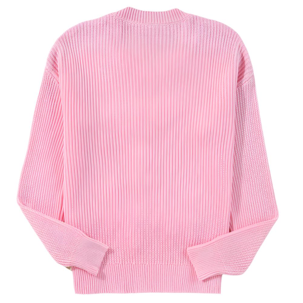 Merry and Bright Ribbed Crew Neck Sweater