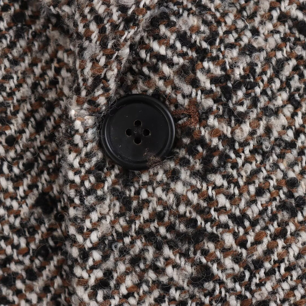 
                  
                    Tweed V-Neck Belted Coat
                  
                