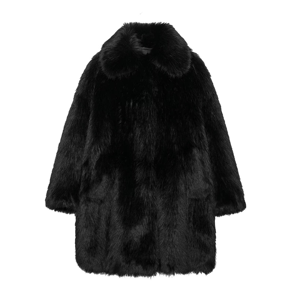 1/2 Length Faux Fur Coat