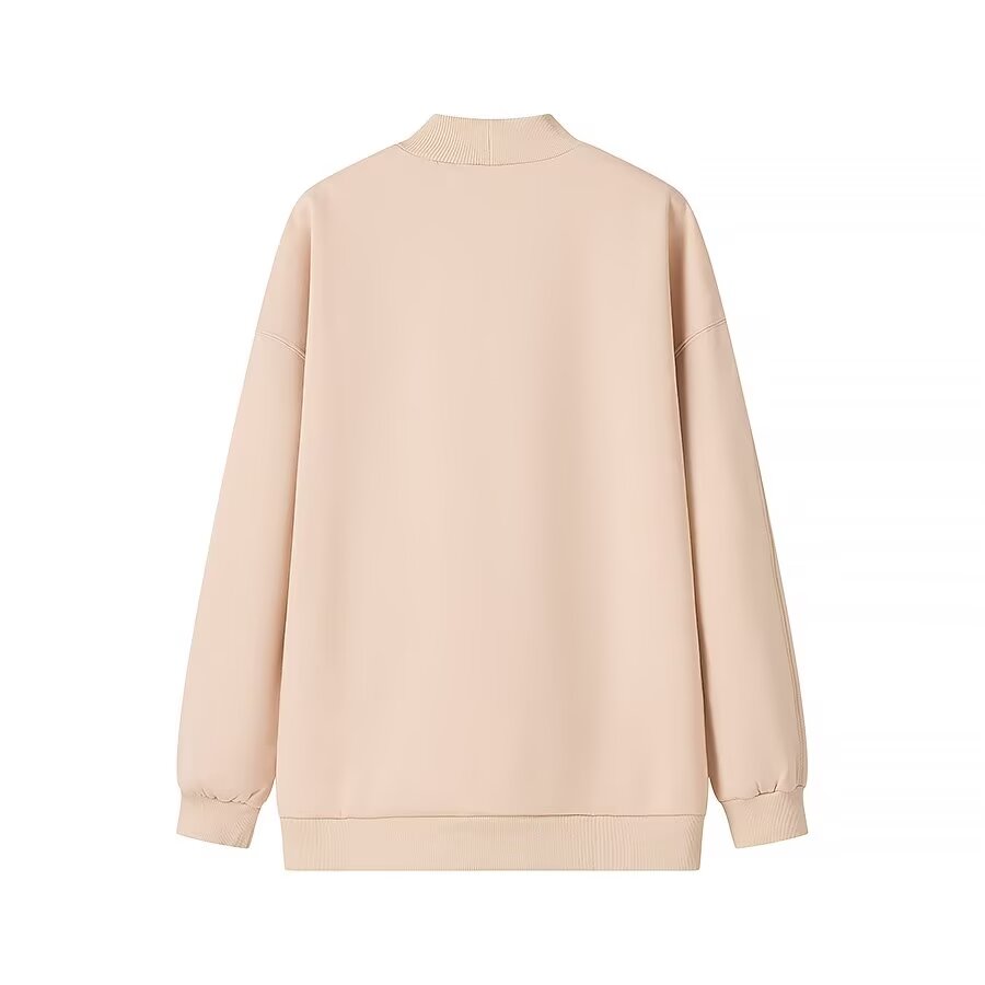 Mock Neck Oversized Sweatshirt