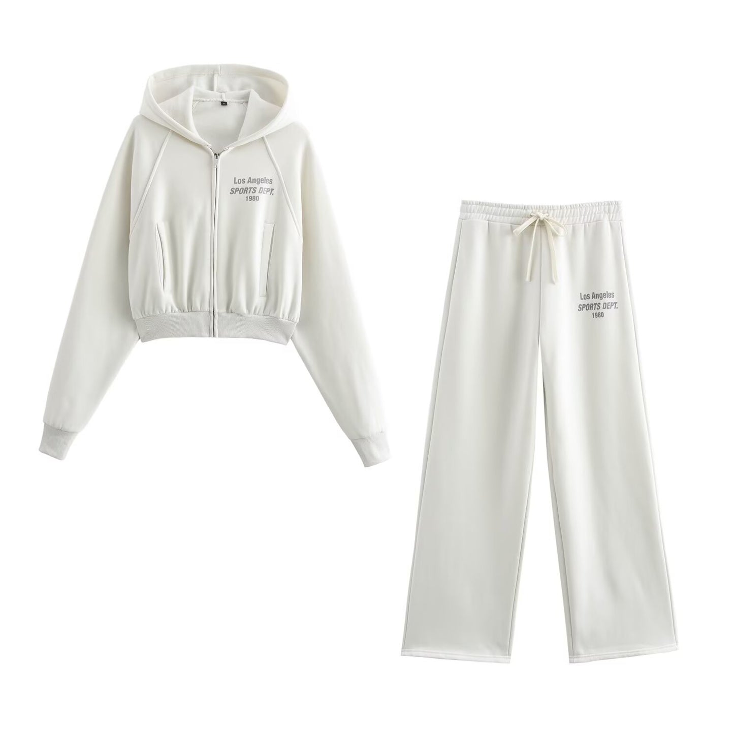 LA Sports Zip Up Hoodie and Sweatpants Set