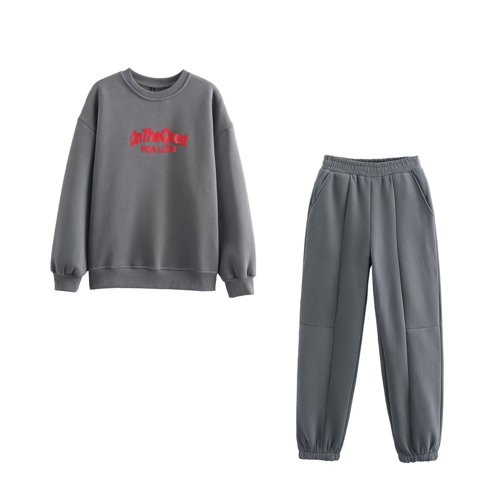 On the Quest Crew Neck and Sweatpants Set