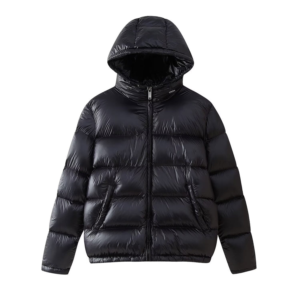 
                  
                    Hooded Long Sleeve Puffer Coat
                  
                