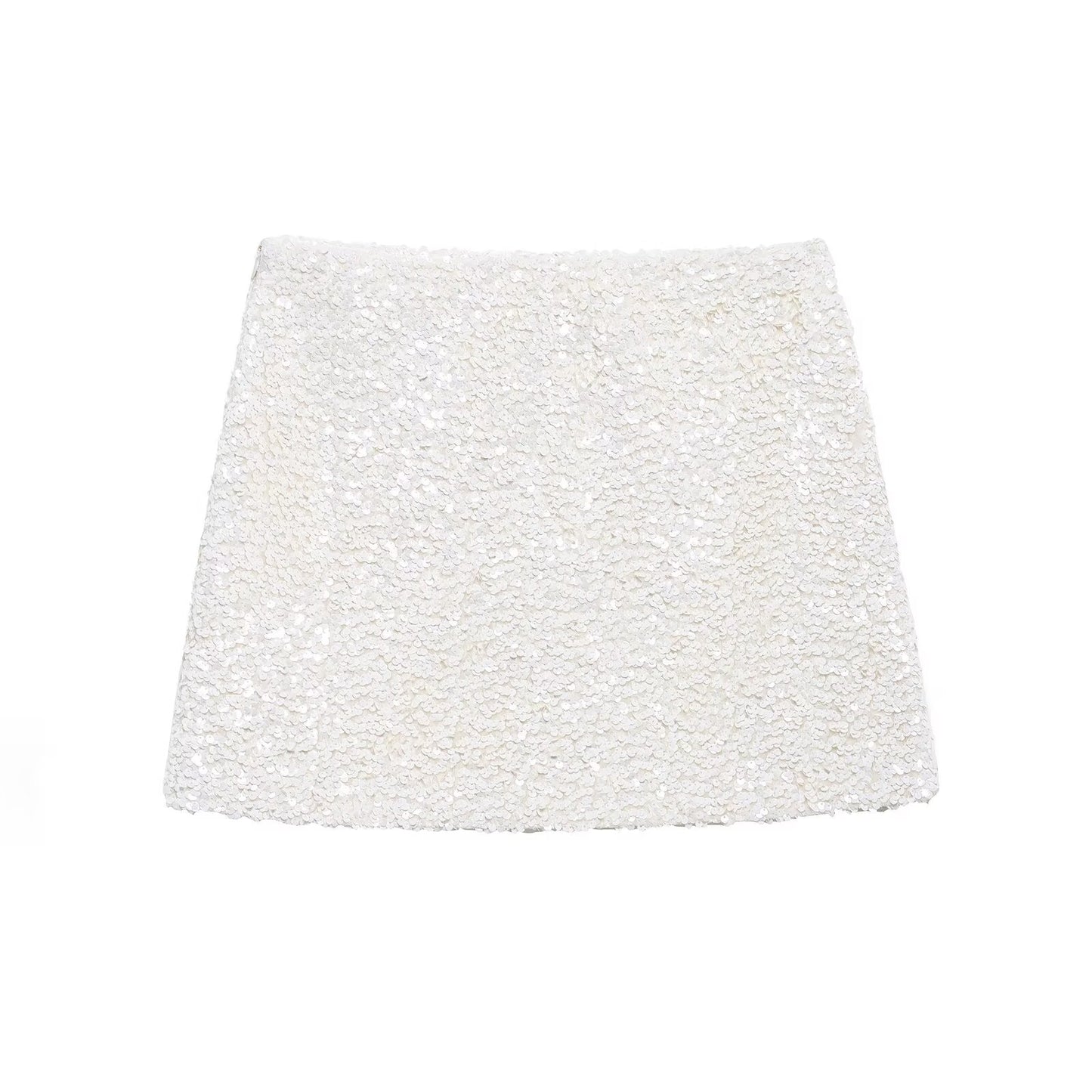 Fully Sequined Mini Skirt