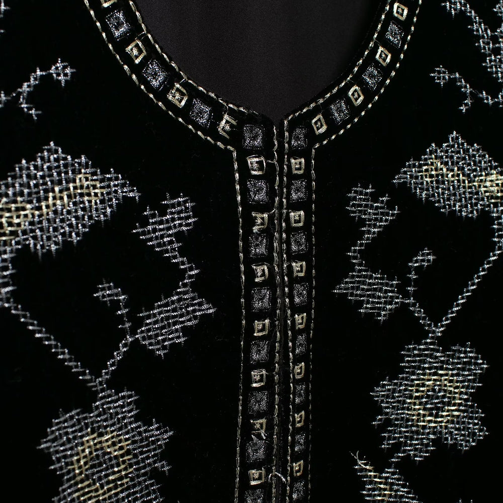 
                  
                    Embroidered Velvet Jacket
                  
                