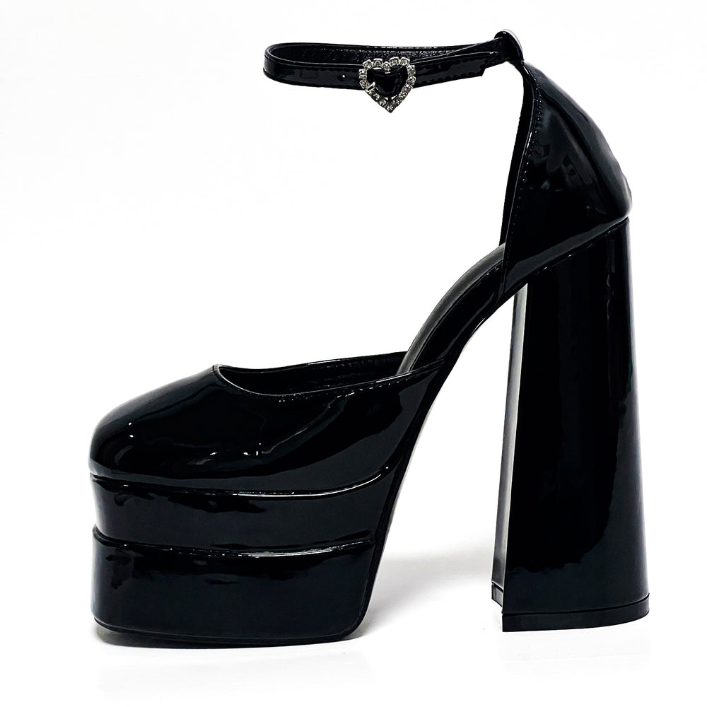 
                  
                    Black patent leather
                  
                