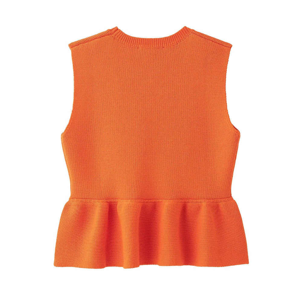 Sleeveless Peplum Top