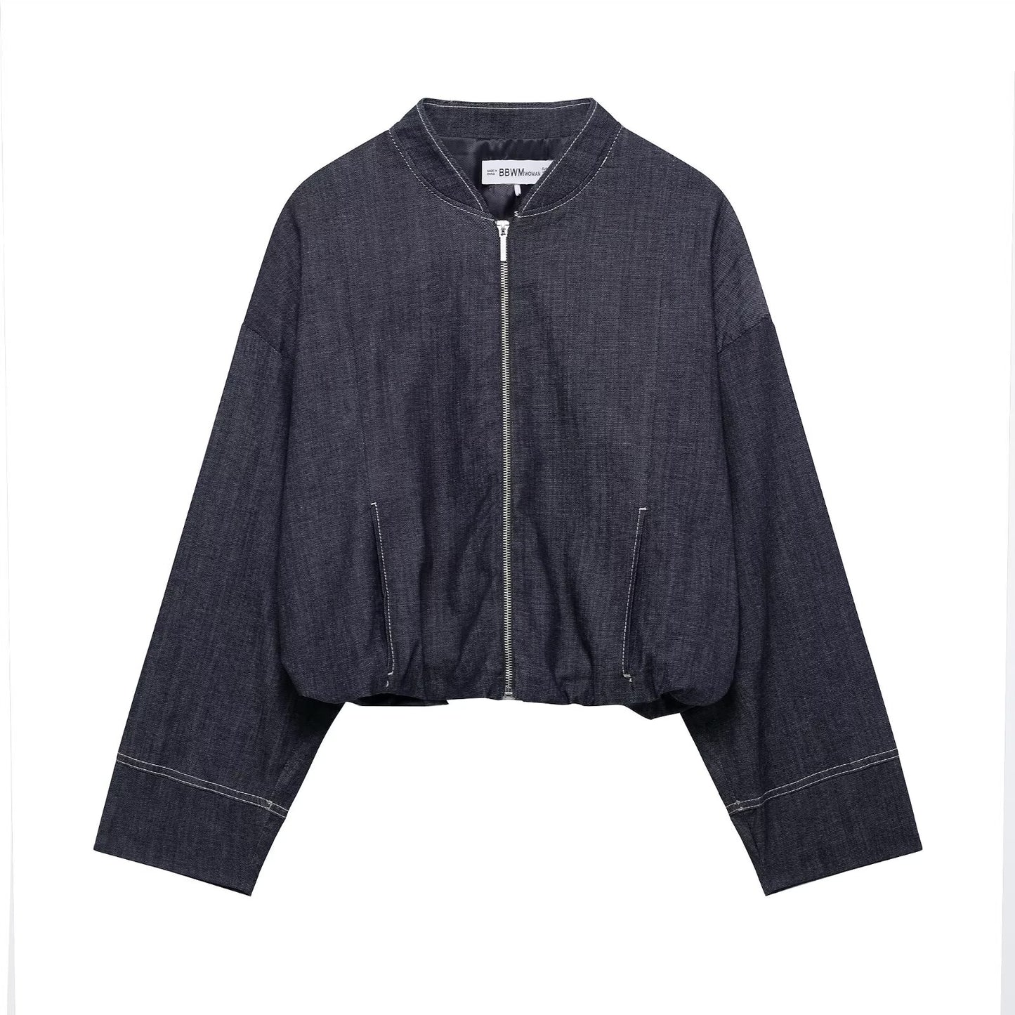 Zip Up Bomber Jacket and Pleated Skort Set
