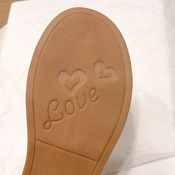 Rhinestone Strap Flat Sandals