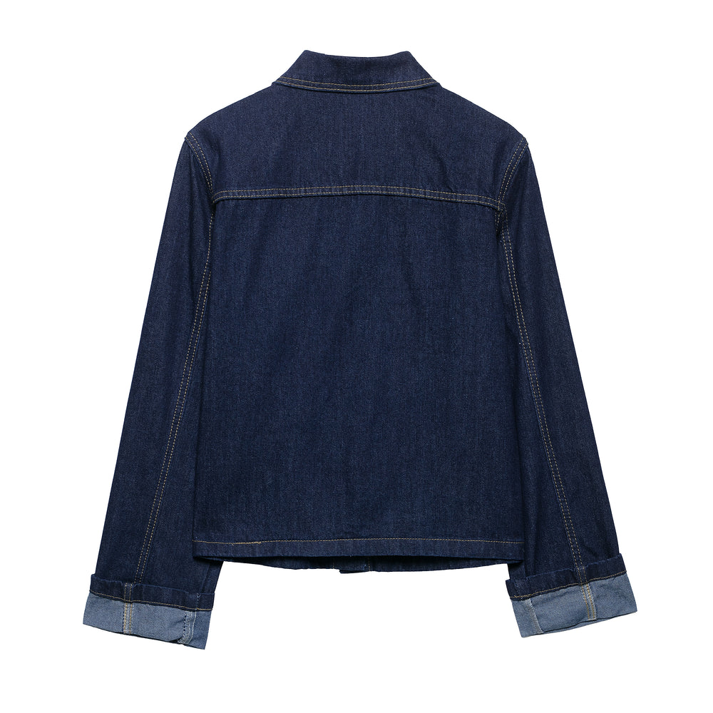 
                  
                    Dark Wash Denim Jacket and Matching Mini Skirt
                  
                