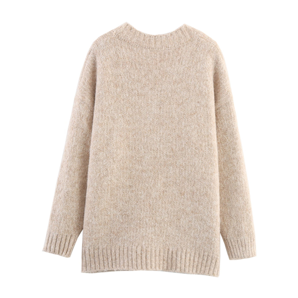 V Neck Long Sleeve Cardigan Sweater