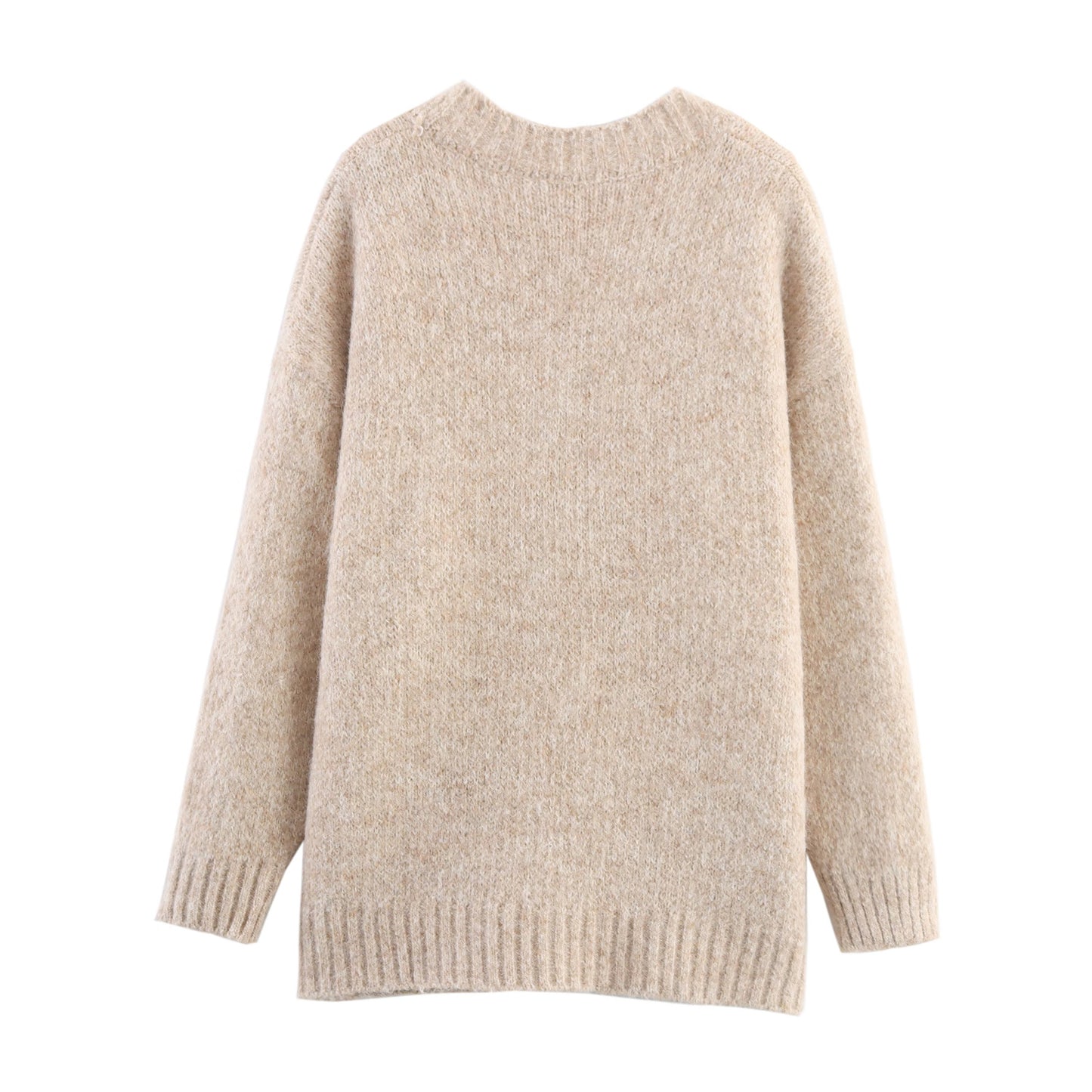 V Neck Long Sleeve Cardigan Sweater