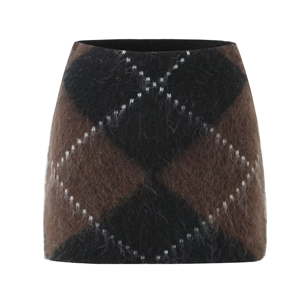 
                  
                    Print Turtleneck Long Sleeve Sweater and Skirt Set
                  
                