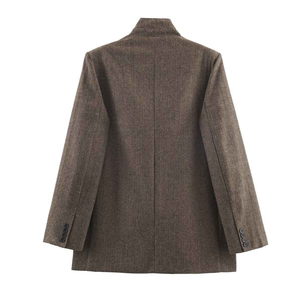 Tailored Brown Blazer