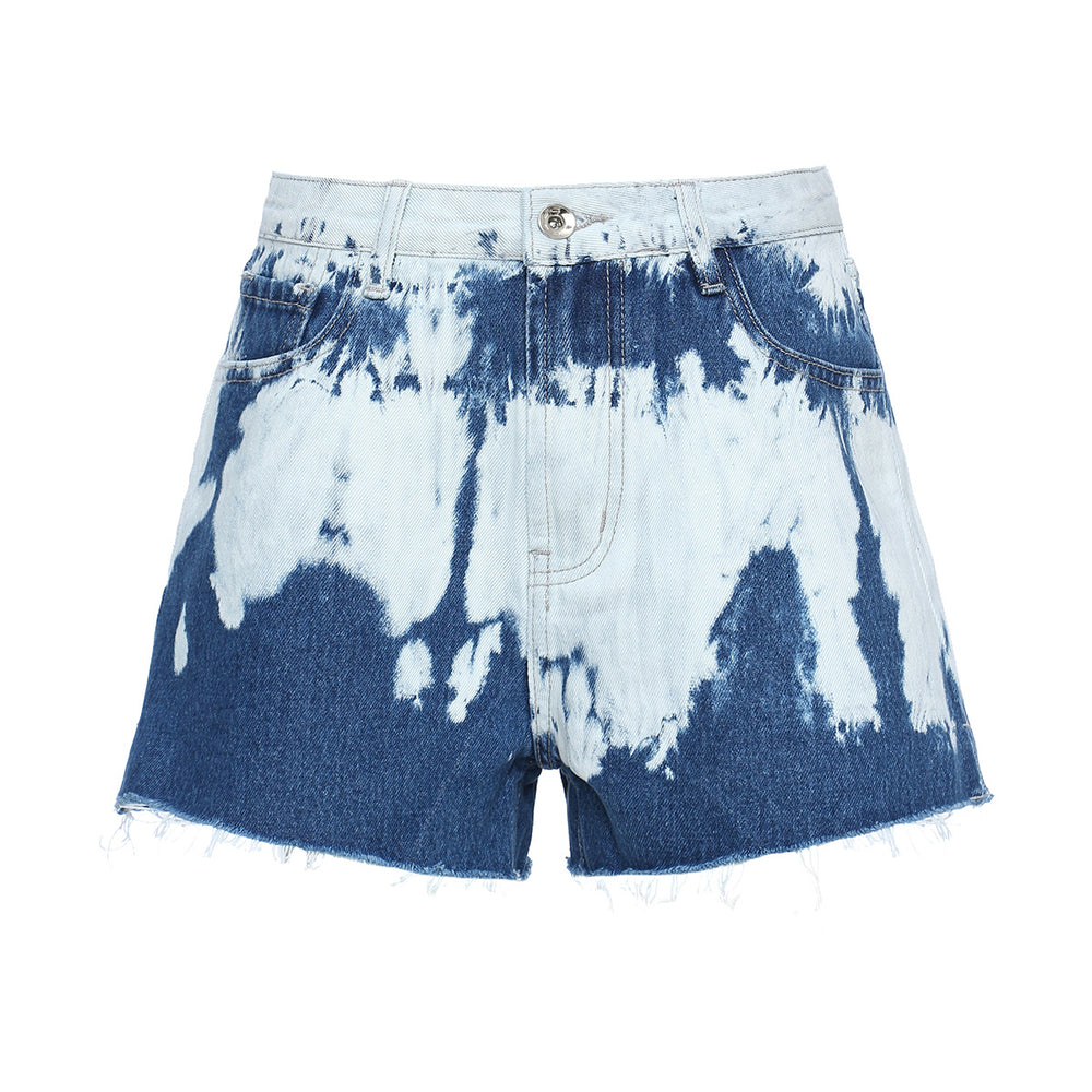 
                      
                        Tie Dye High Waist Shorts
                      
                    