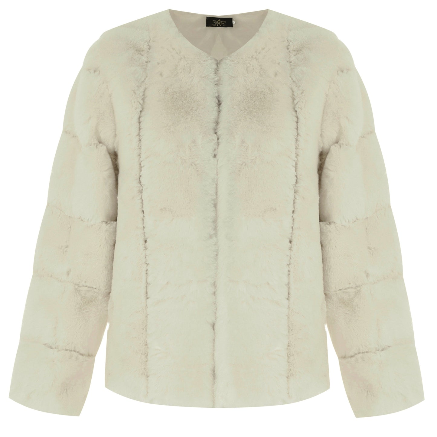 3/4 Sleeve Faux Fur Jacket