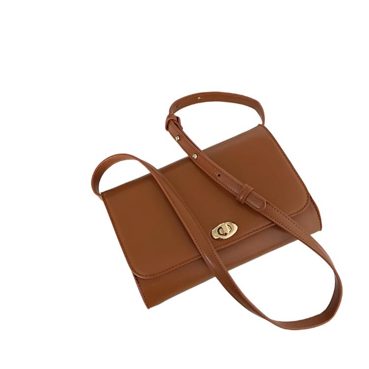 Lock Flap Crossbody Bag