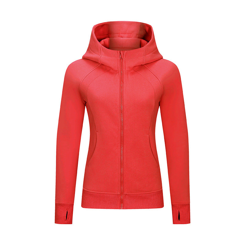 
                      
                        Zip Up Hooded Jacket with Pockets
                      
                    