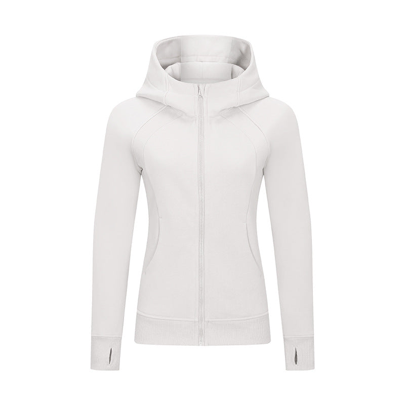 
                      
                        Zip Up Hooded Jacket with Pockets
                      
                    