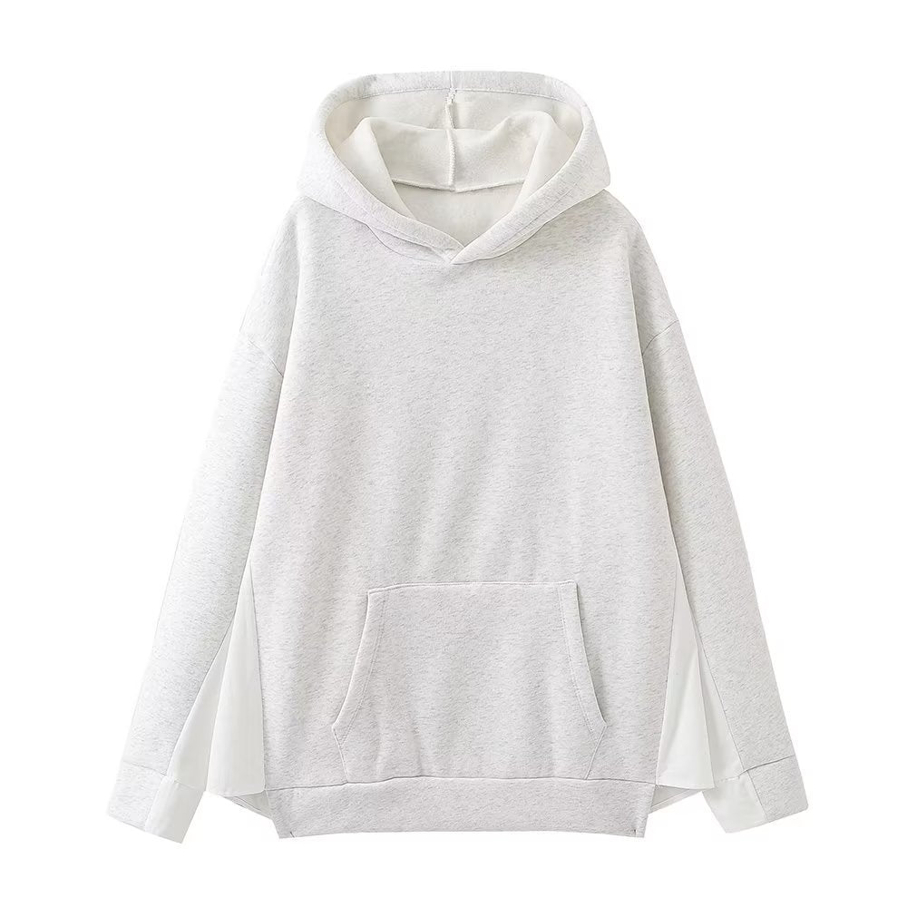 Oversized Long Sleeve Front Pocket Hoodie