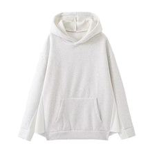  Oversized Long Sleeve Front Pocket Hoodie