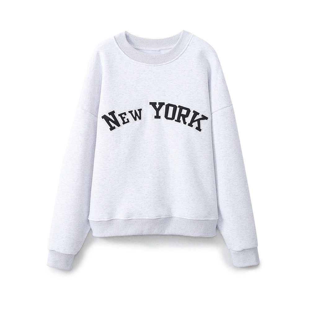 Crew Neckline New York Sweatshirt