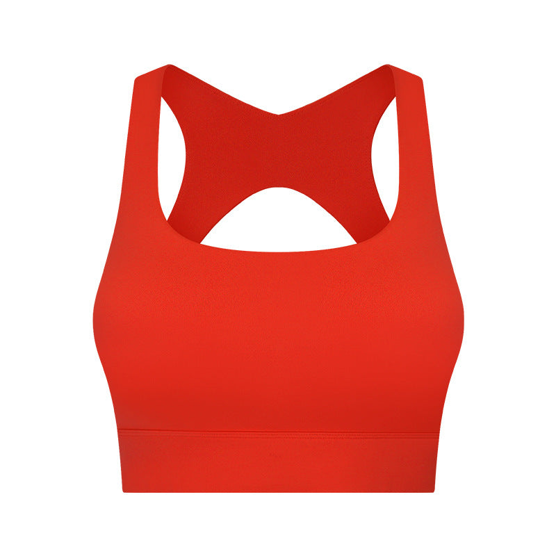 Cut Out Cross Back Sports Bra