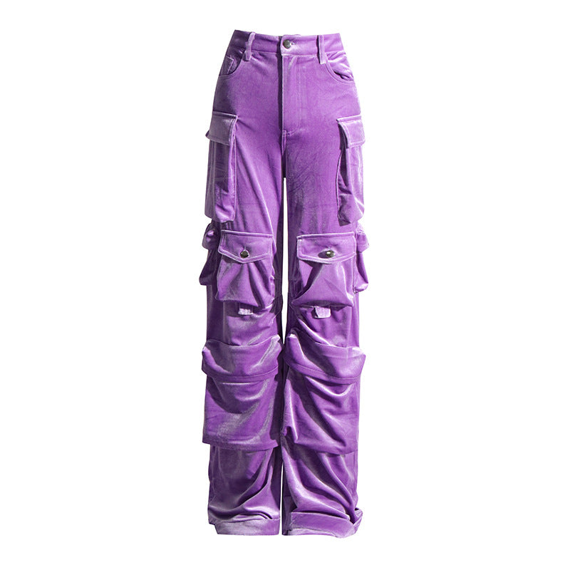 
                      
                        Velvet High Waist Cargo Pants
                      
                    