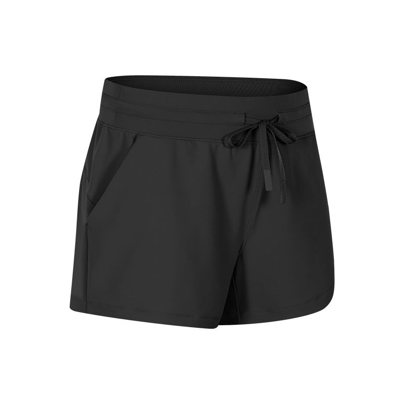 
                      
                        Drawstring Waist Athletic Shorts with Pockets
                      
                    