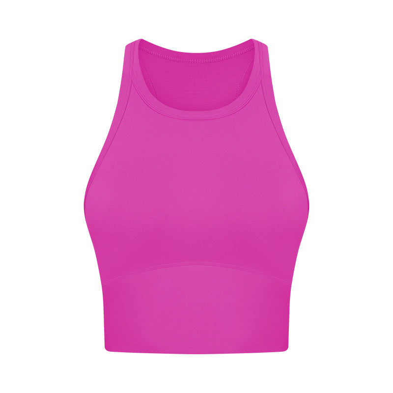 High Neckline Razor Back Work Out Tank