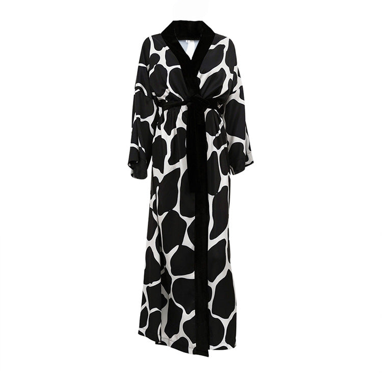 
                      
                        Long Sleeve Print Robe
                      
                    